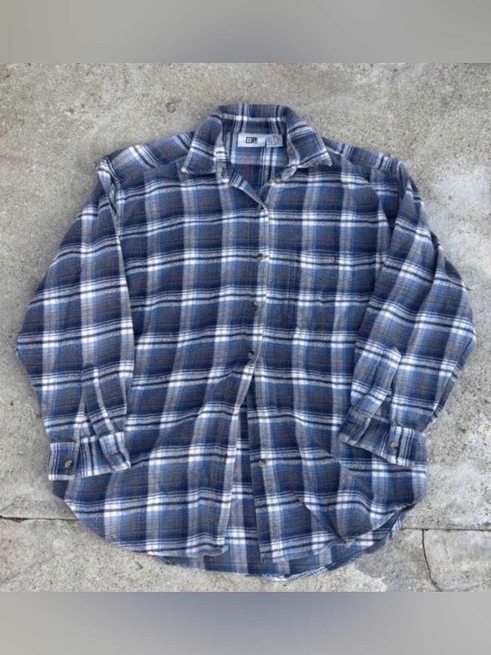 Vintage 90s Plaid Flannel Shirt
